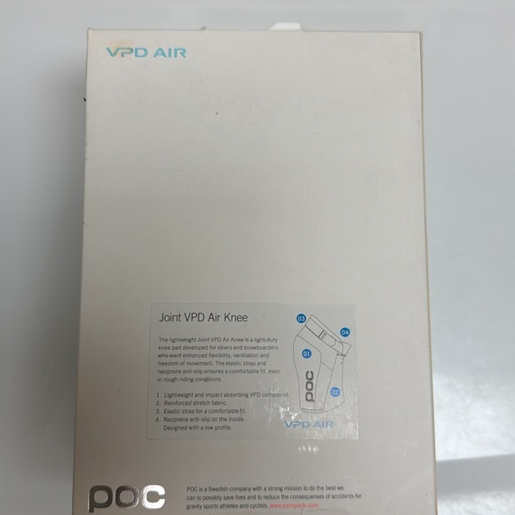 NEW POC Joint Vpd Air Knee Guards Uranium Black Size small - Picture 2 of 6